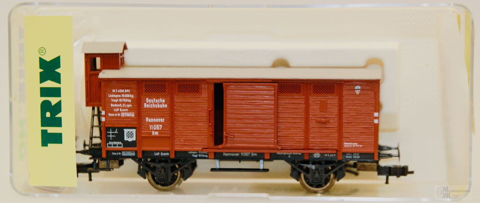 Trix 23582 - Trix - Güterwagen ged. DRG Ep.II H0/GL